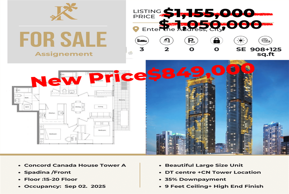 Condo 23 Spadina Ave  Toronto For Sale