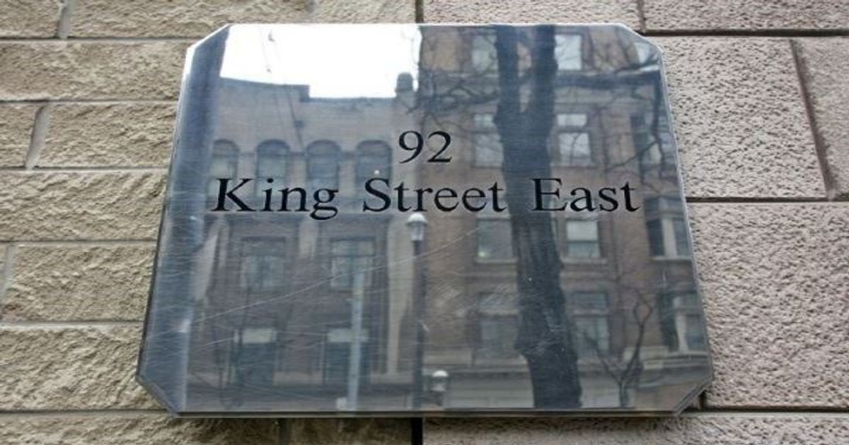 92 King St E Toronto