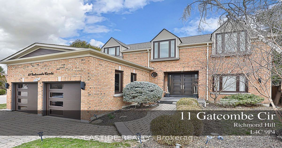 11 Gatcombe Circ Richmond Hill