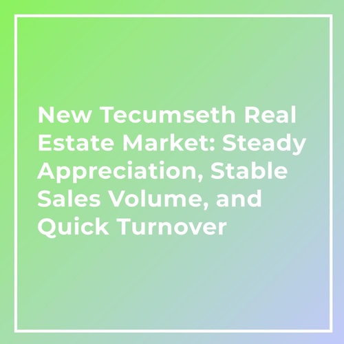 "New Tecumseth Real Estate Market: Steady Appreciation, Stable Sales Volume, and Quick Turnover"